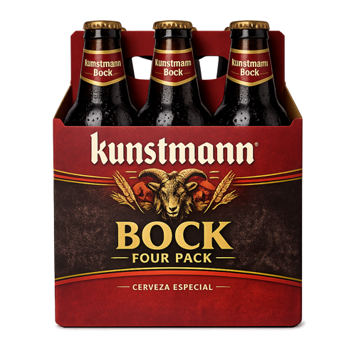 CERVEZA KUNSTMANN BOCK BOT 330CC FOUR PACK