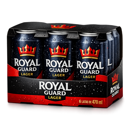 CERVEZA ROYAL GUARD LATA 470 CC SIX PACK