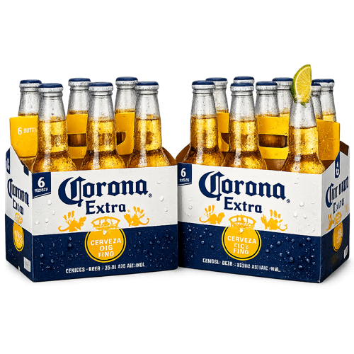 2X Cerveza Corona Botella 355 ml (6 unidades) - PYF
