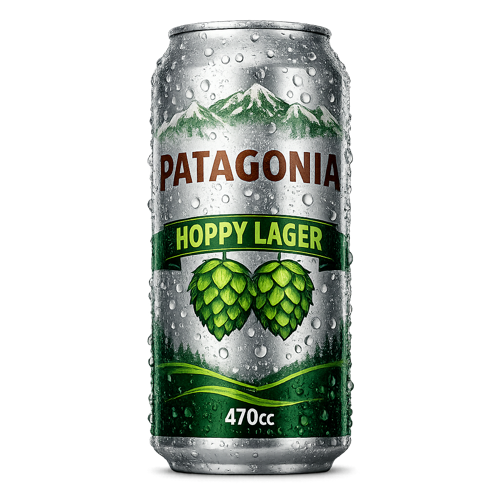 PATAGONIA HOPPY LAGER LATA 470 ML