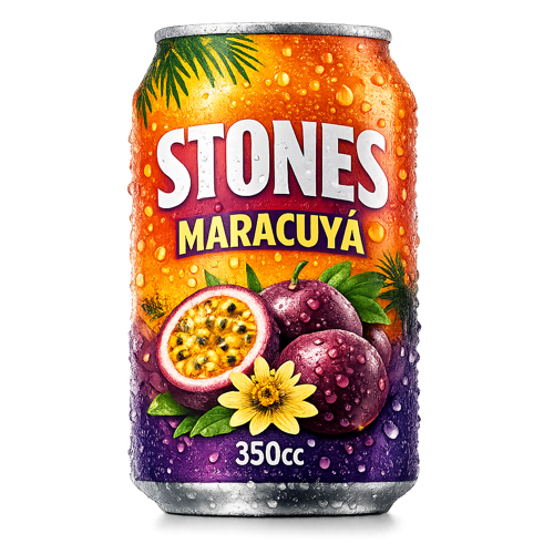 CERVEZA STONES MARACUYA LATA 350CC