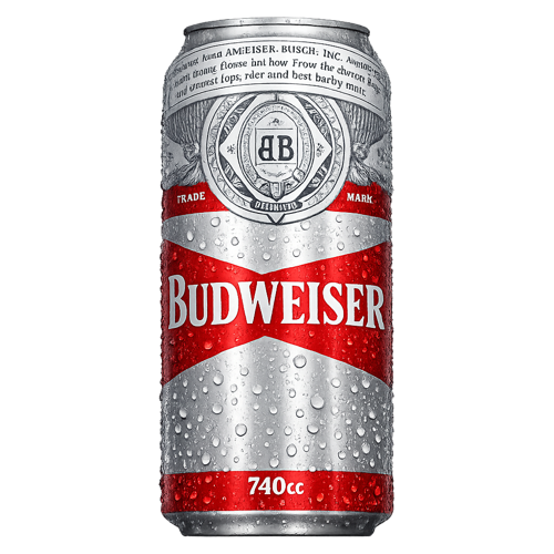 BUDWEISER LATA  740CC