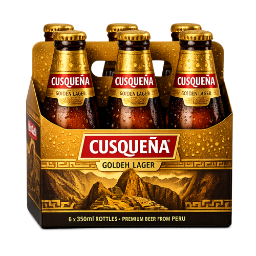 SIX PACK CUSQUEÑA GOLDEN LAGER BOT 330