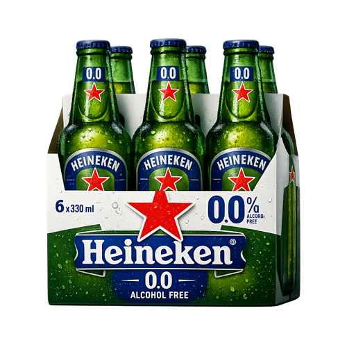 PY  Six Pack Heineken 0,0% Botella 330cc PY