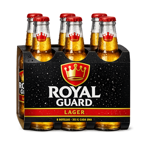 PY Cerveza Royal Guard botella 6 pack 355 cc PY