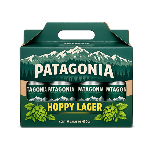 SIX PACK AUSTRAL PATAGONIA HOPPY LAGER