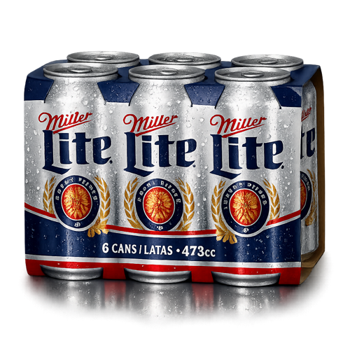 Six Pack Miller Lata 473CC