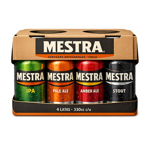 CERVEZA MESTRA FOUR PACK 330CC