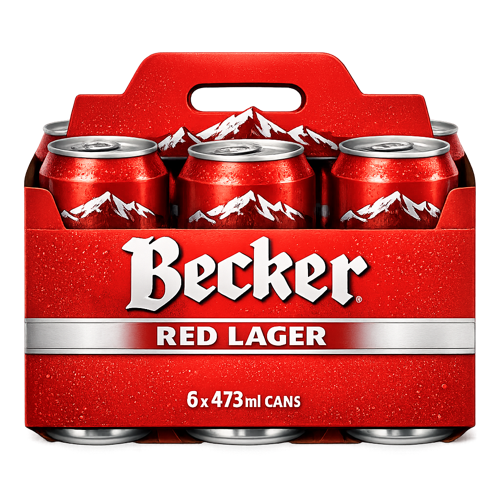 CERVEZA BECKER RED LAGER 473ML SIX PACK