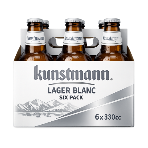 KUNSTMANN SIX PACK LAGER BLANC 330C