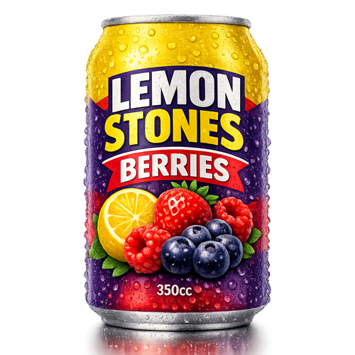Cerveza Lata Lemon Stones Berries 350cc