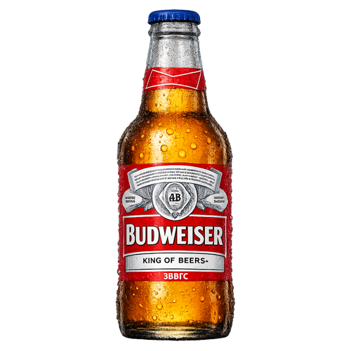 CERV. BUDWEISER LARGE  BOTELLA 355 CC